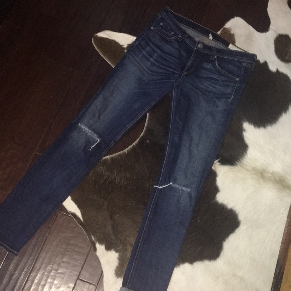Rag and Bone distressed skinny Jeans size 29 Euc! - Picture 1 of 2